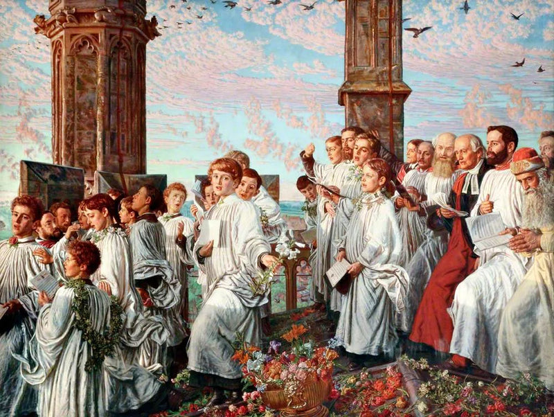 Mañana de mayo en la torre de la Madeleine - William Holman Hunt