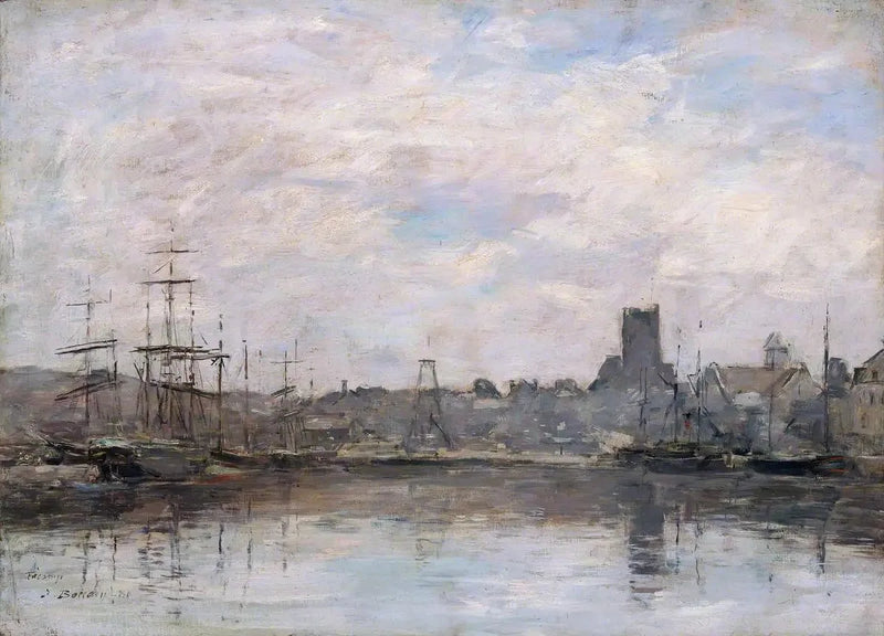 Mañana de septiembre: Puerto de Fécamp - Eugène Boudin