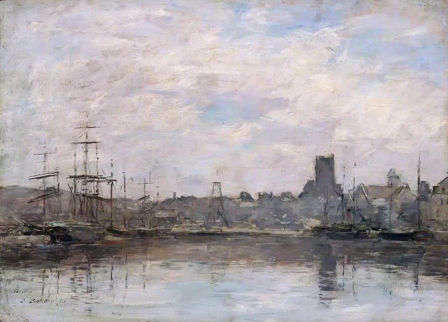 Mañana de septiembre: Puerto de Fécamp - Eugène Boudin