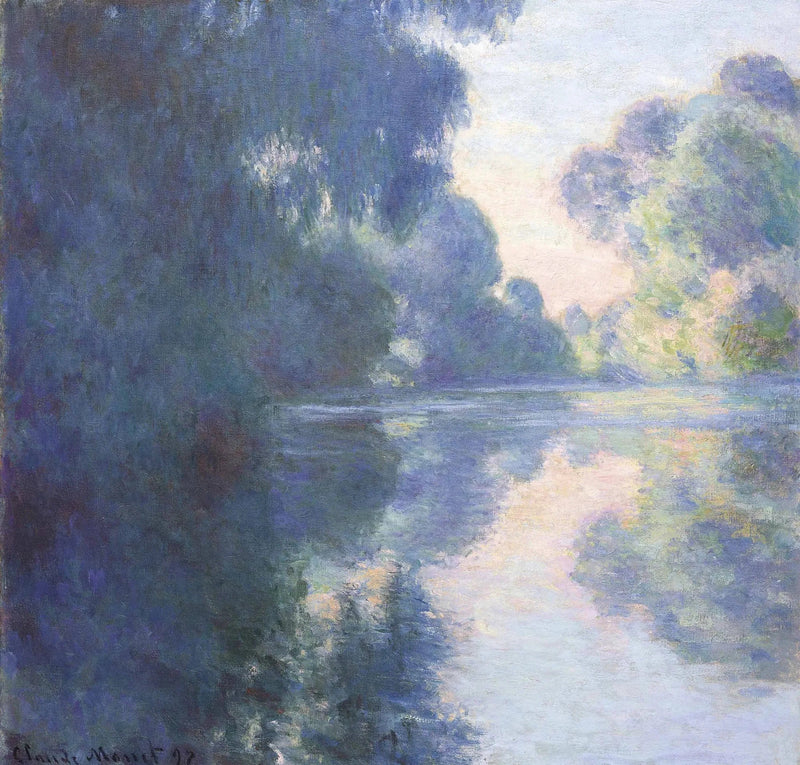 Mañana en el Sena - Claude Monet