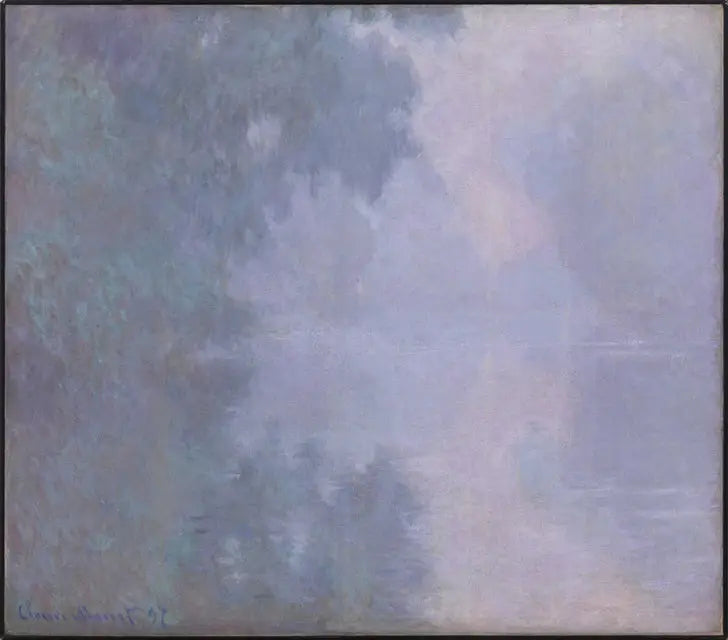 Mañana en el Sena - Claude Monet
