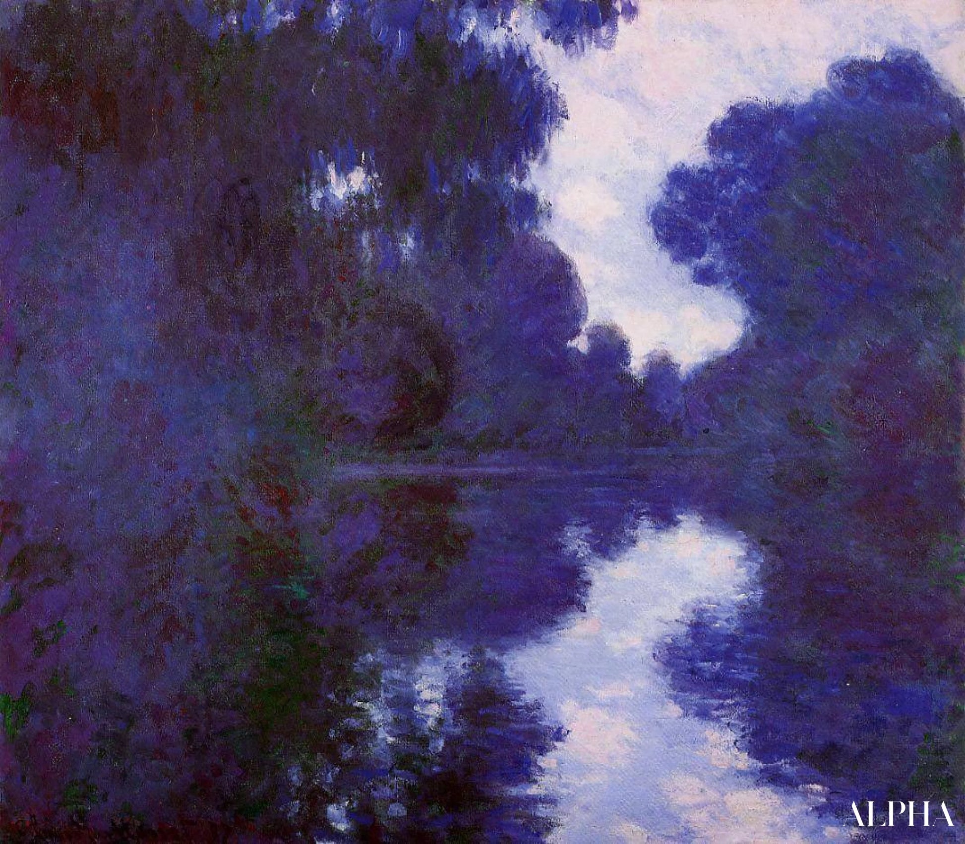 Reproduction du tableau « Matinée sur la Seine, temps net - Claude Monet » par Alpha Reproduction en peinture à l’huile