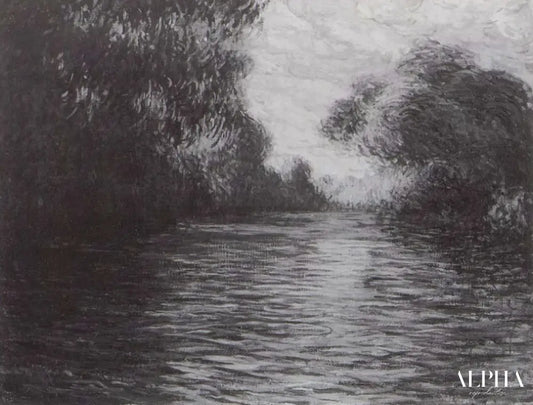 Matinée sur la Seine (W1488) - Claude Monet - Reproductions de tableaux et peintures haut de gamme