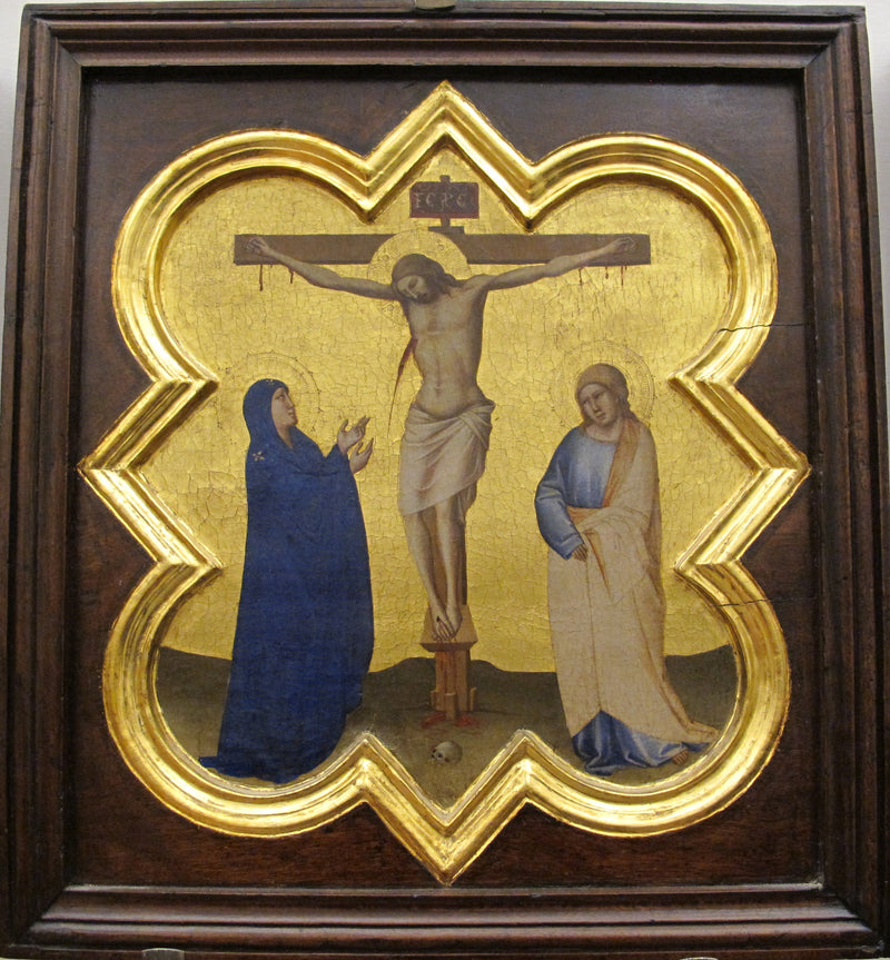 Medallón cuádilobo de Santa Croce con Crucifixión - Taddeo Gaddi