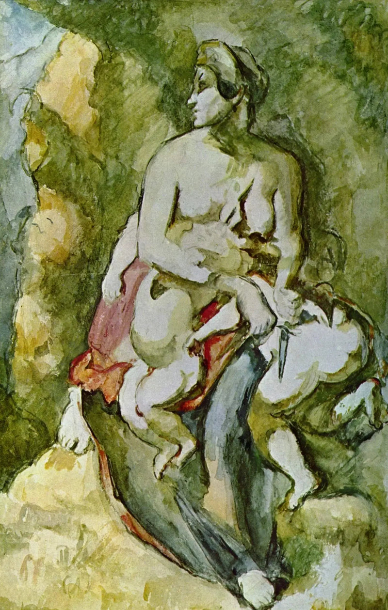Medea, según Delacroix - Paul Cézanne