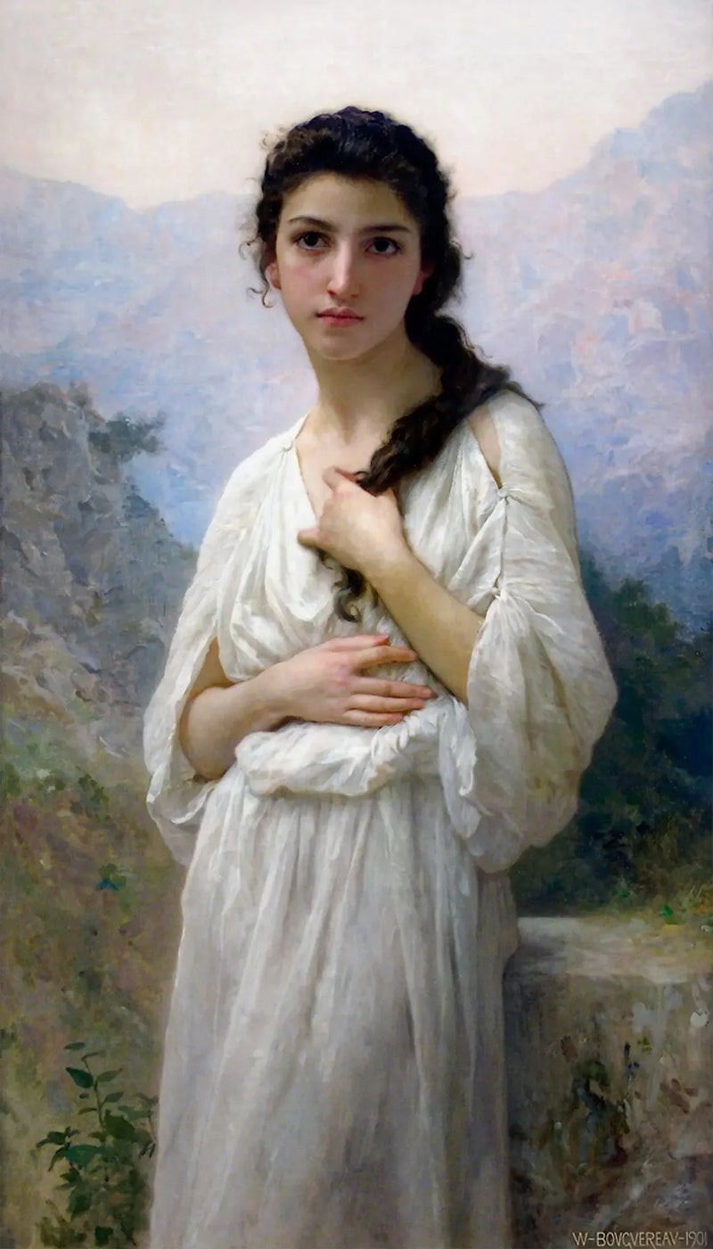 Meditación - Bouguereau