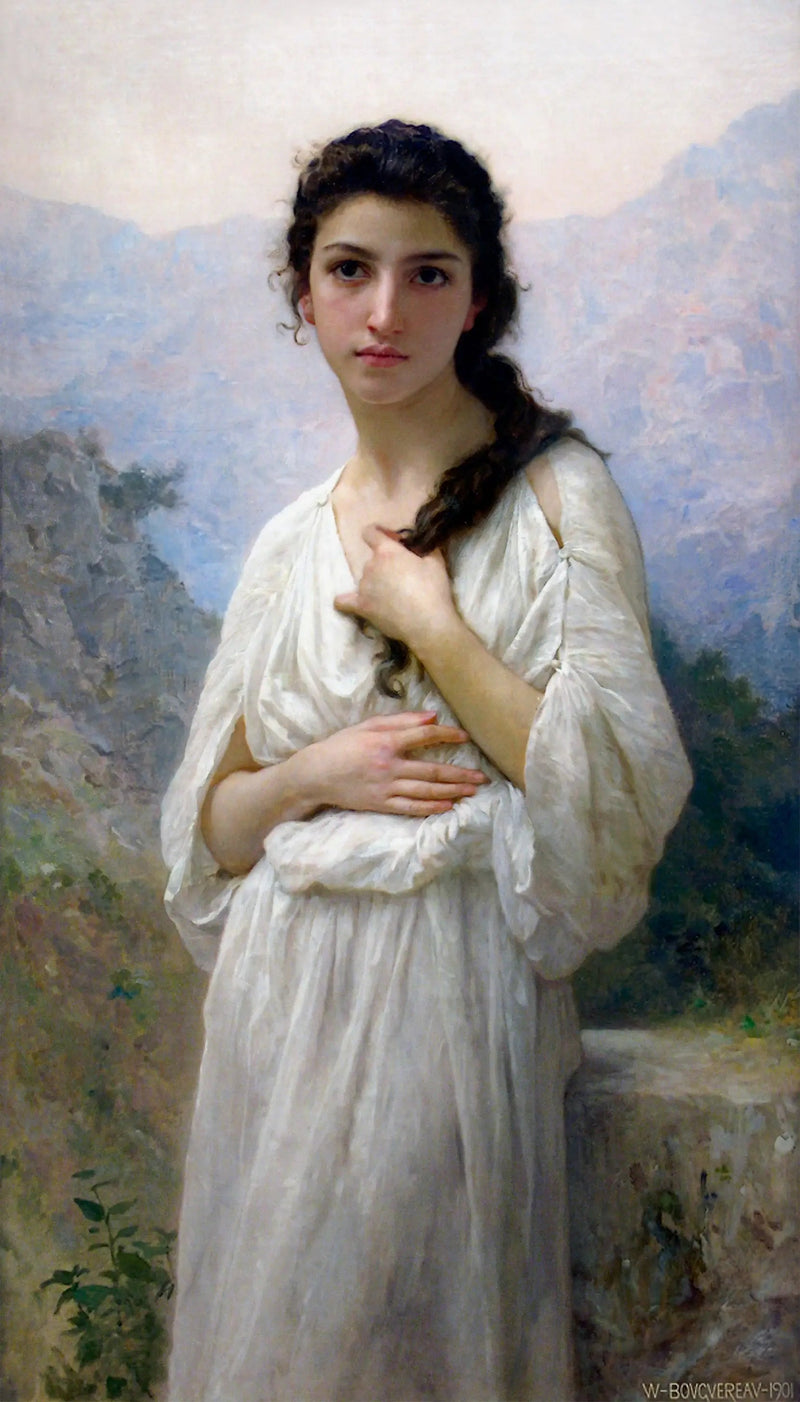 Meditación - Bouguereau