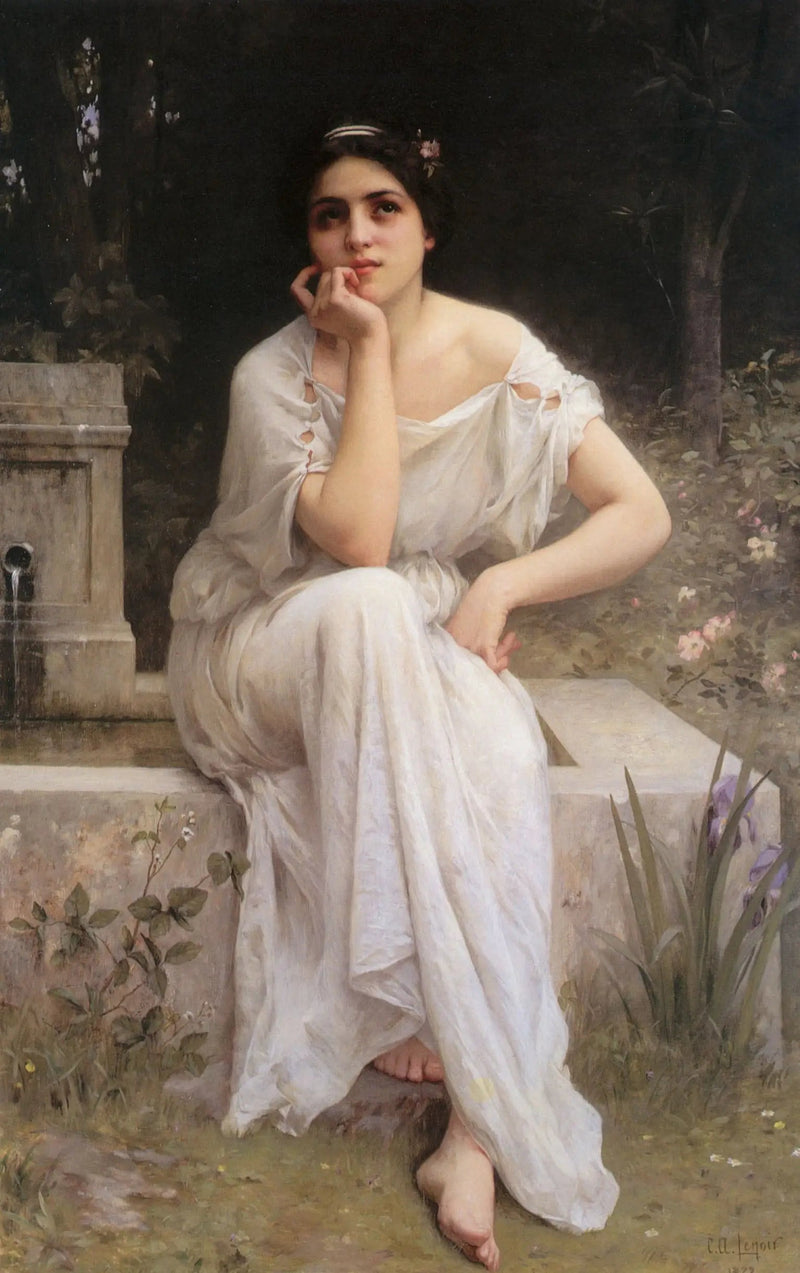 Meditación - Charles Amable Lenoir