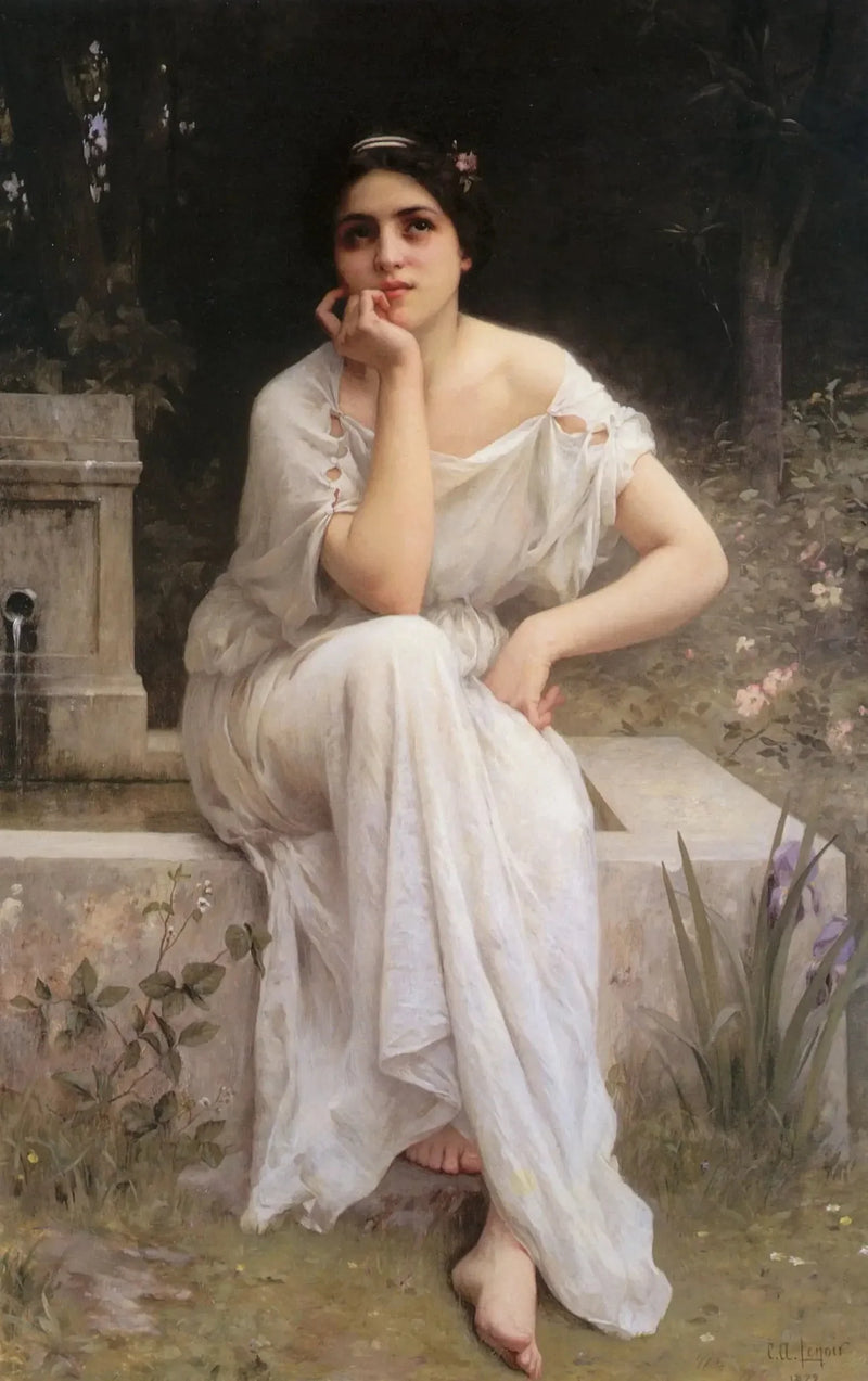 Meditación - Charles Amable Lenoir