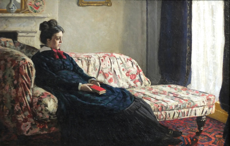 Meditación. Madame Monet en el sofá W163 - Claude Monet