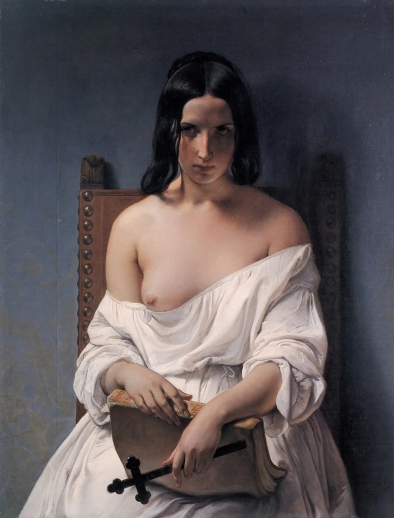 Meditación sobre la historia de Italia - Francesco Hayez
