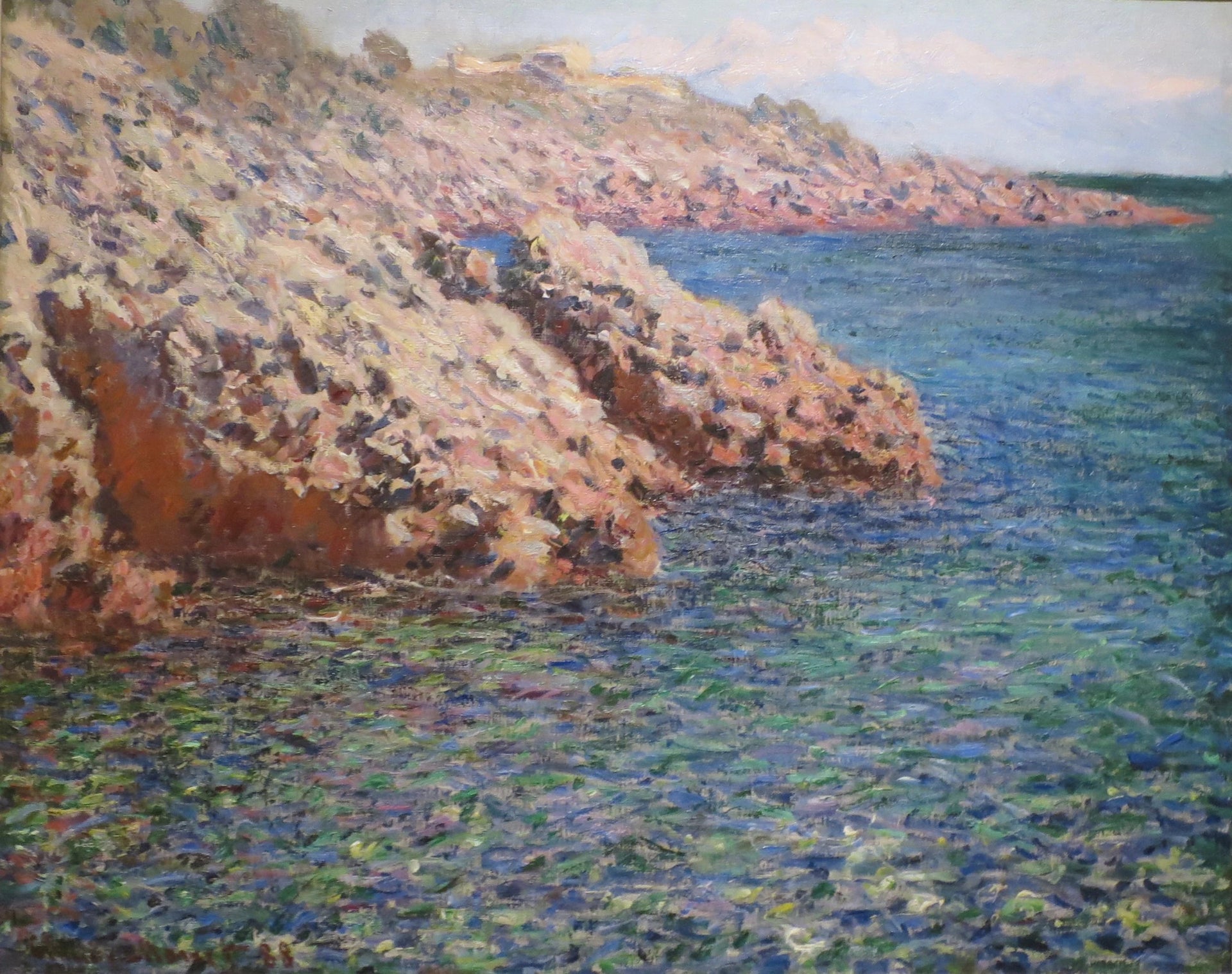 La Méditerranée, Cap d’Antibes W1185 par Claude Monet, Columbus Museum of Art