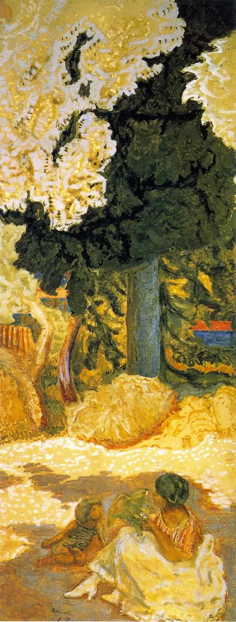 Mediterráneo. Tríptico (panel derecho) - Pierre Bonnard