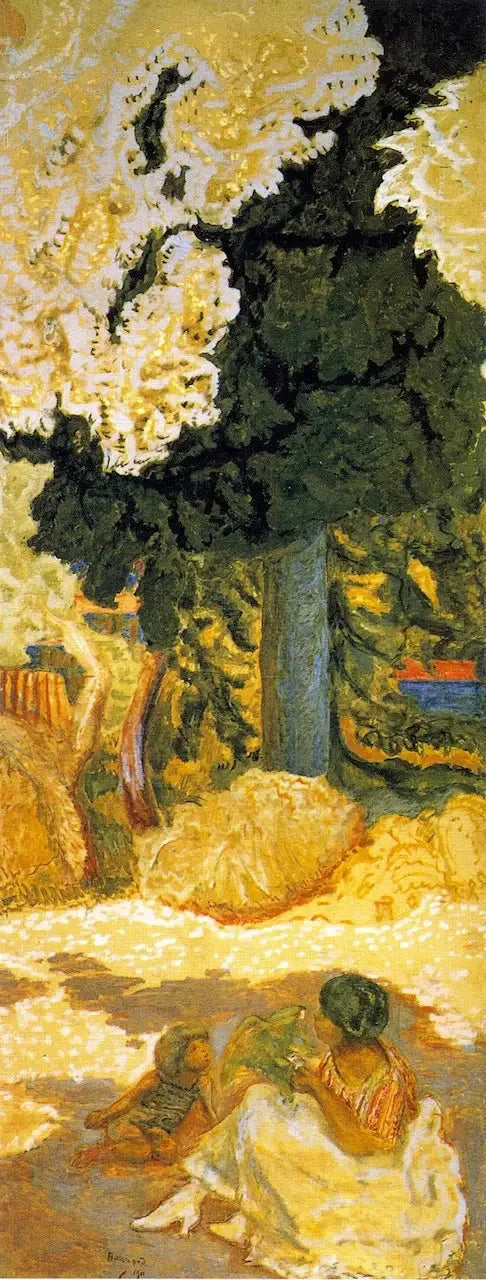 Mediterráneo. Tríptico (panel derecho) - Pierre Bonnard