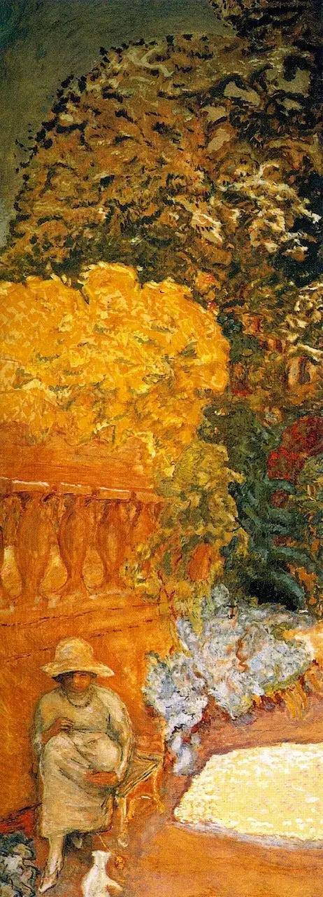 Mediterráneo. Tríptico (panel izquierdo) - Pierre Bonnard