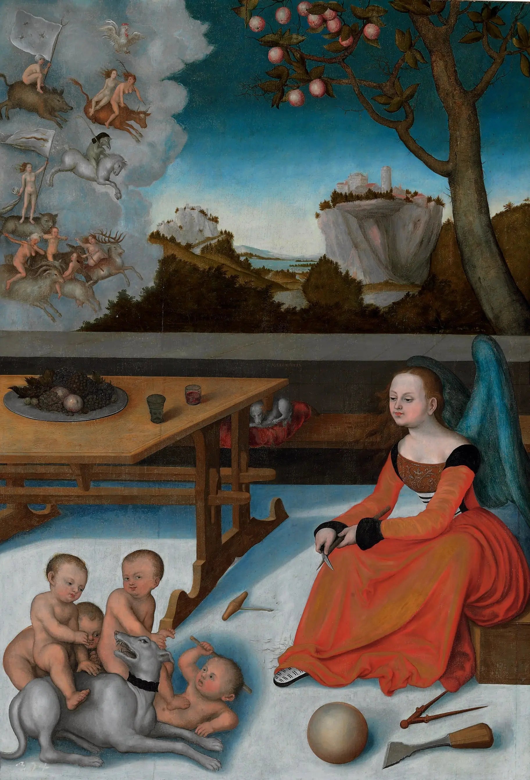 Mélancolie - Lucas Cranach the Elder image 1 copie de tableau peinte à la main