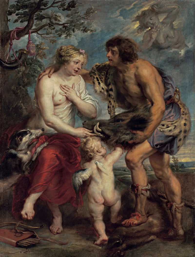 Méléagre y Atalanta - Peter Paul Rubens