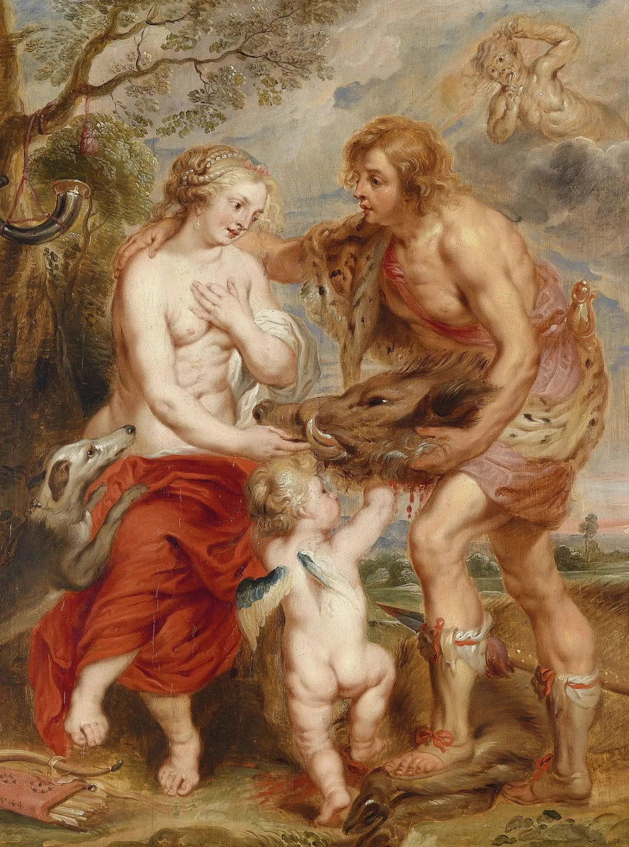 Méléagro presentando a Atalanta la cabeza del jabalí de Calidón, hacia 1640 - Peter Paul Rubens