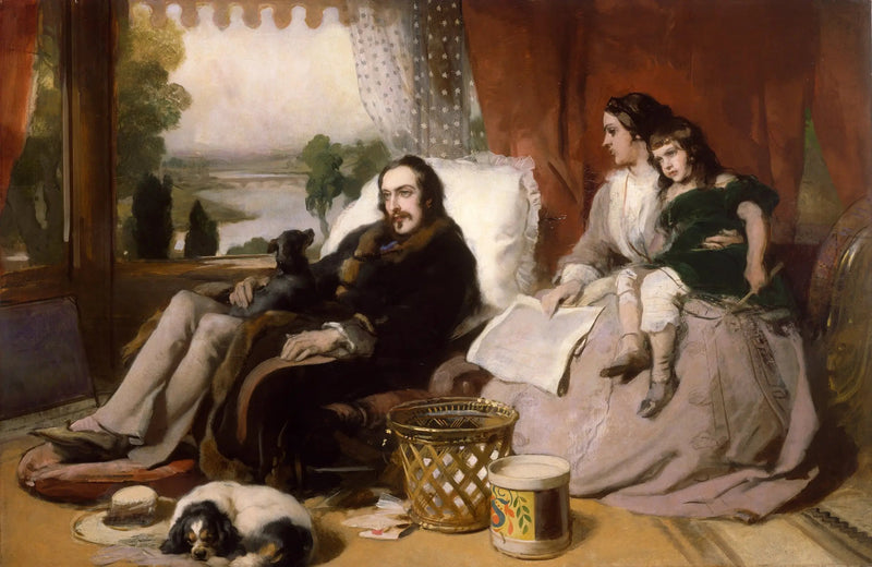 Miembros de la familia Sheridan - Edwin Henry Landseer
