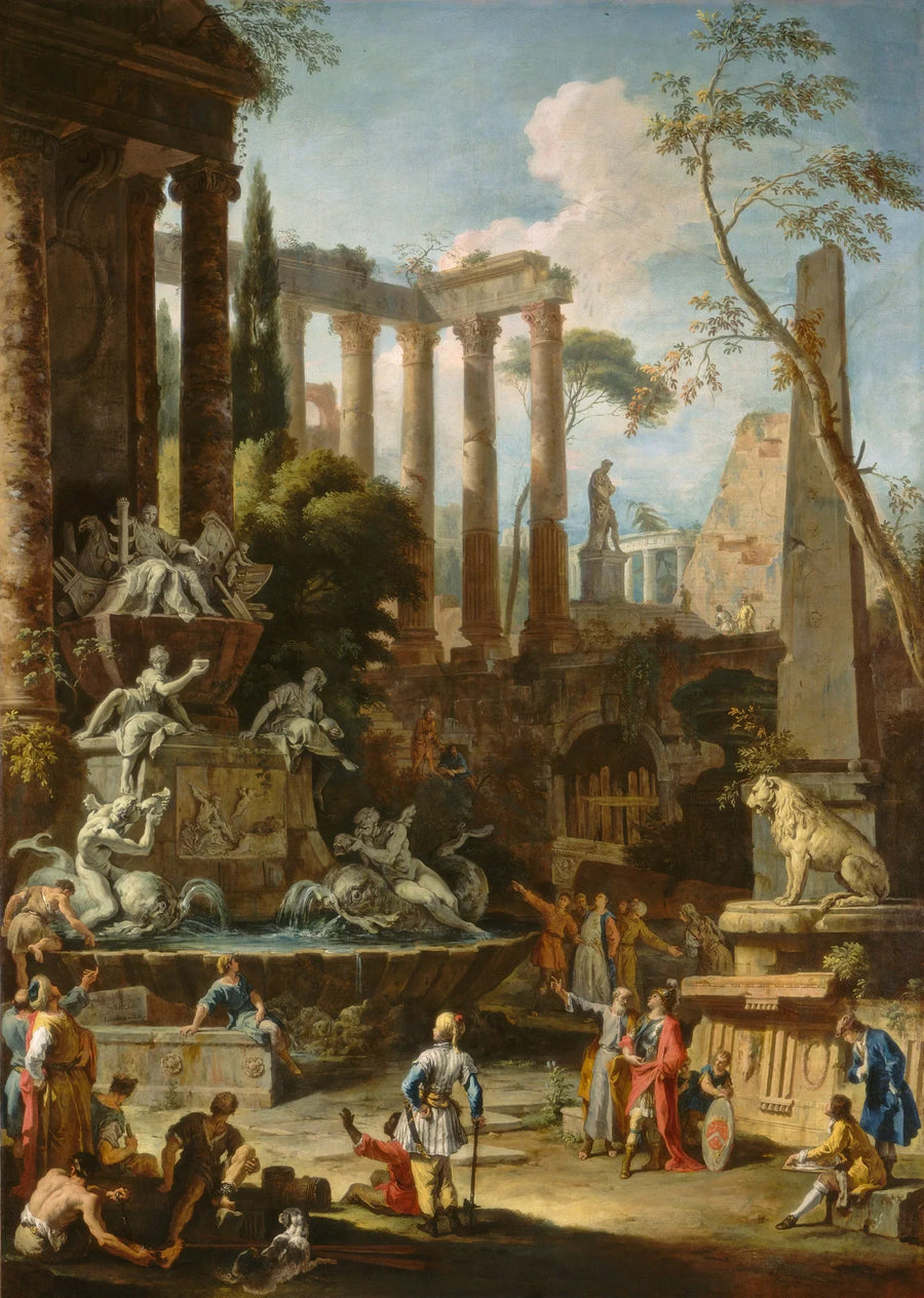 Memorial al almirante Sir Clowdisley Shovell - Sebastiano Ricci