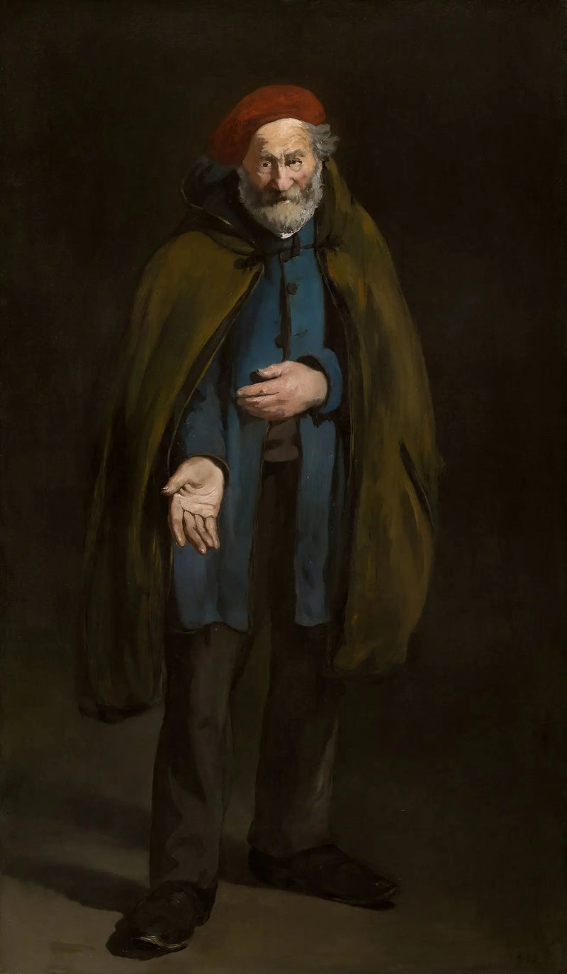 Mendigo con un abrigo de duffle (Filósofo) - Édouard Manet