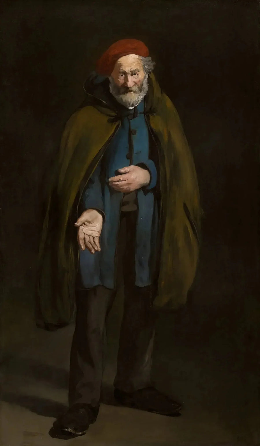 Mendigo con un abrigo de duffle (Filósofo) - Édouard Manet