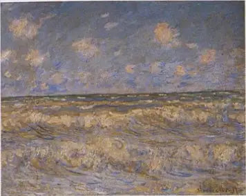 Mar agitada - Claude Monet