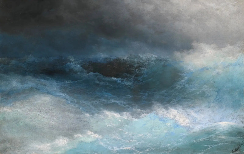 Mer agitada - Iván Aivazovski