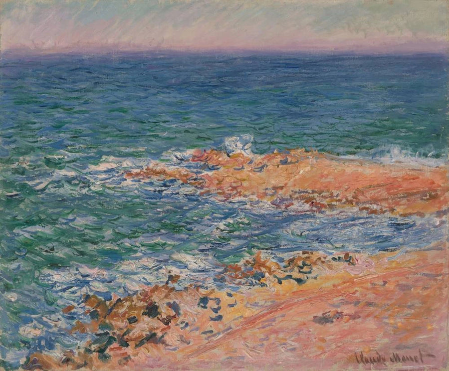 El mar en Antibes W1183 - Claude Monet