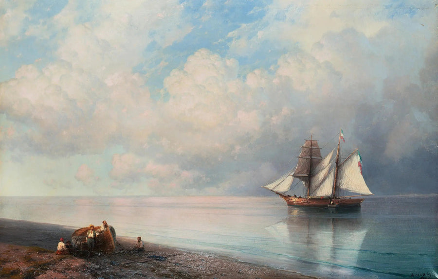 Serenidad en el comienzo de la noche - Ivan Aïvazovski