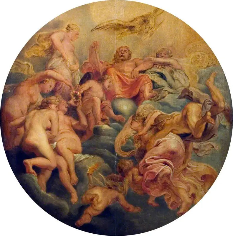 Mercurio conduciendo a Psicé en el Olimpo - Peter Paul Rubens