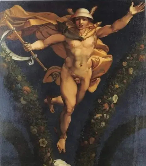 Mercurio, según el fresco de Rafael en la Farnesina - Jean-Auguste-Dominique Ingres
