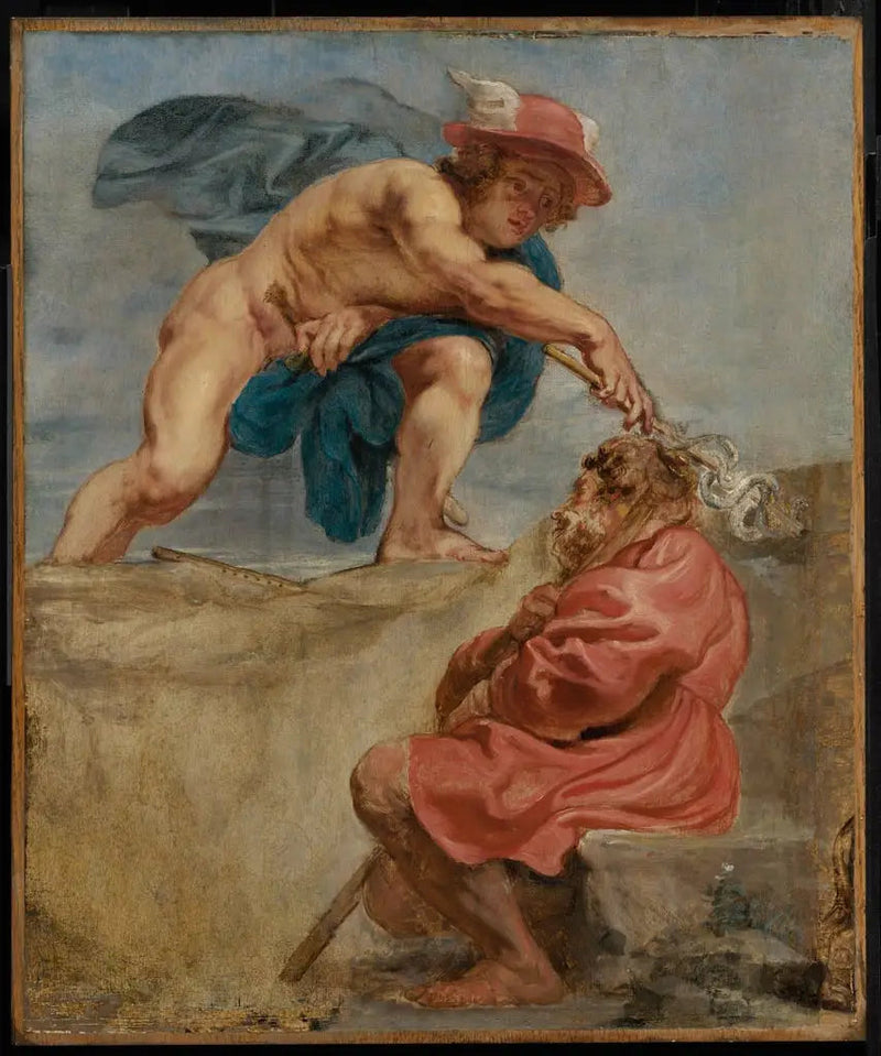 Mercurio y un pastor dormido - Peter Paul Rubens