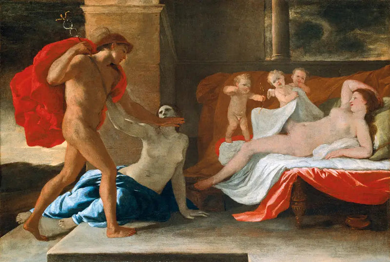 Mercure, Hersé y Aglaure - Nicolas Poussin