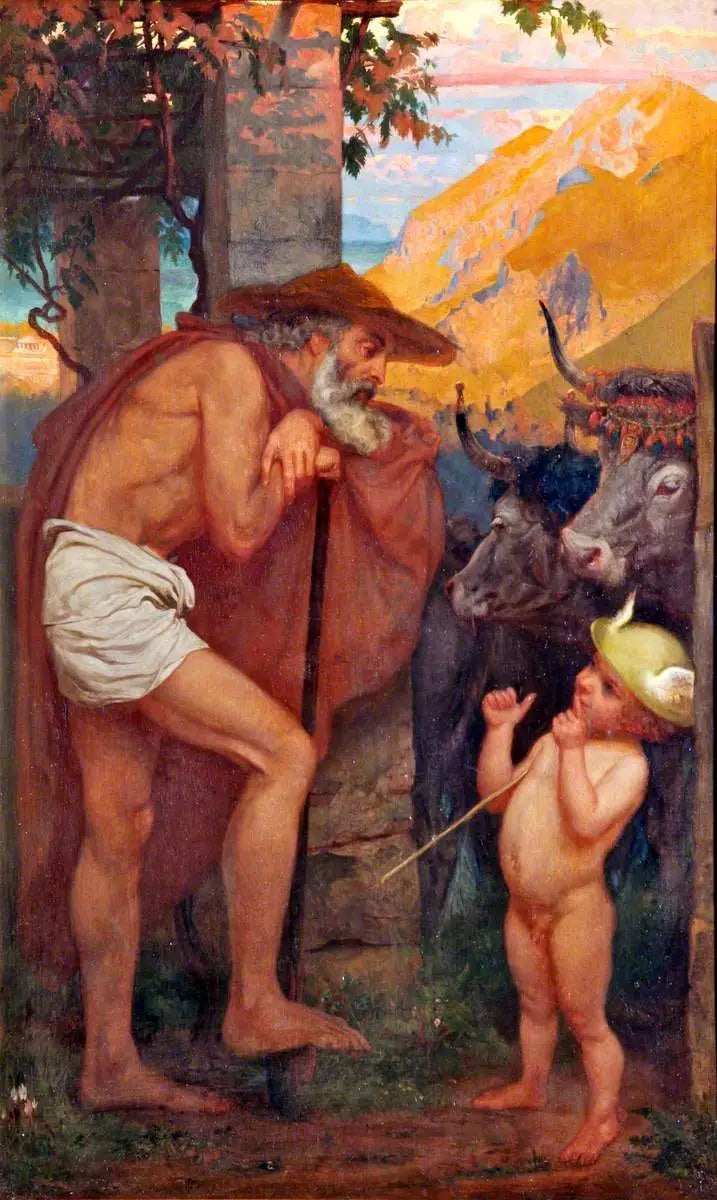 Mercurio volador el ganado de los dioses - Edward Poynter