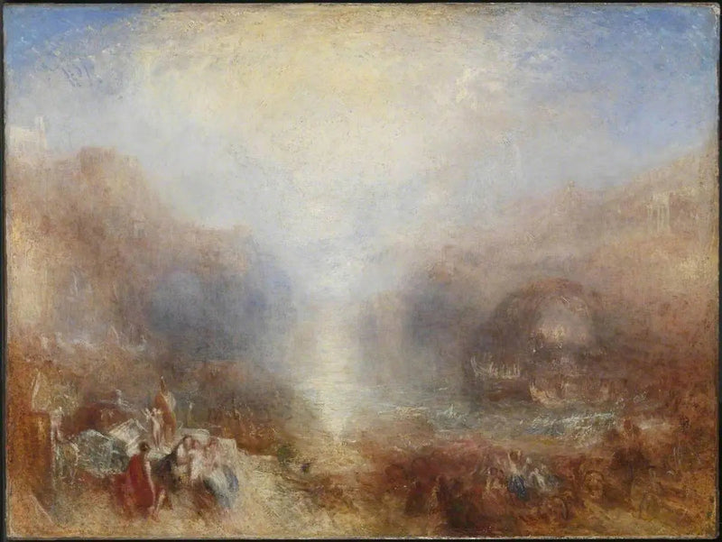 Mercurio enviado para amonestar a Eneas - J. M. W. Turner