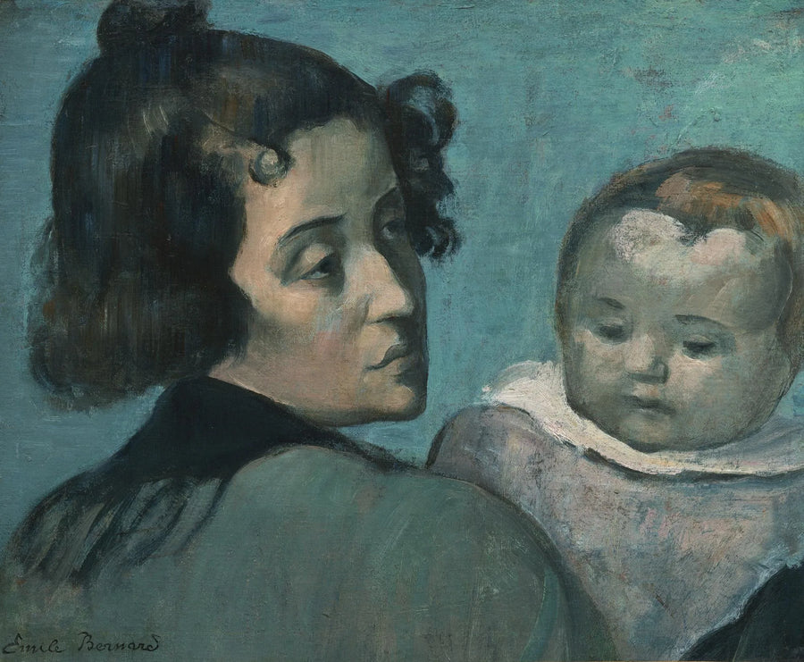 Madre e hijo - Émile Bernard
