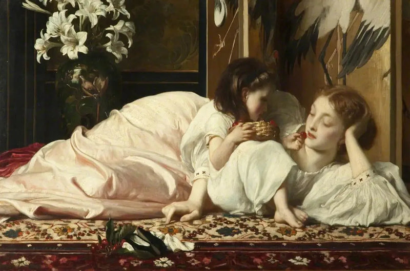 Madre e hijo - Frederic Leighton
