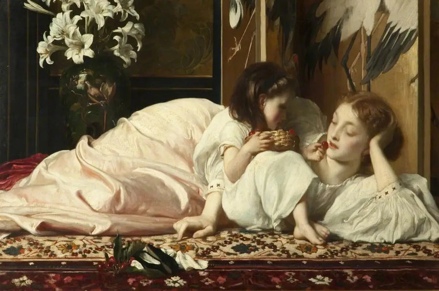 Madre e hijo - Frederic Leighton