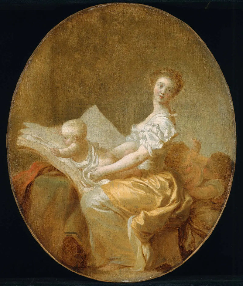 Madre e hijo - Jean-Honoré Fragonard