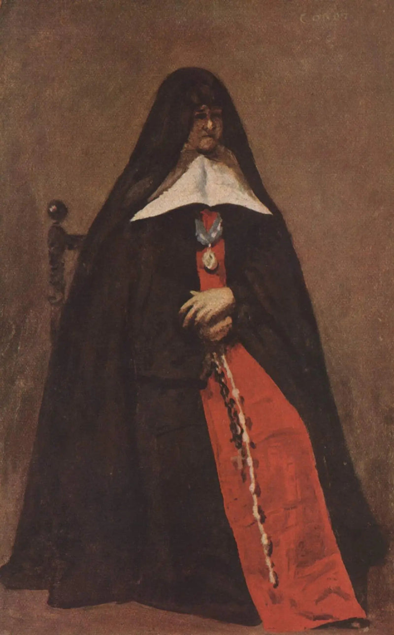 Madre Marie-Héloïse des Dix Vertus - Jean-Baptiste Camille Corot