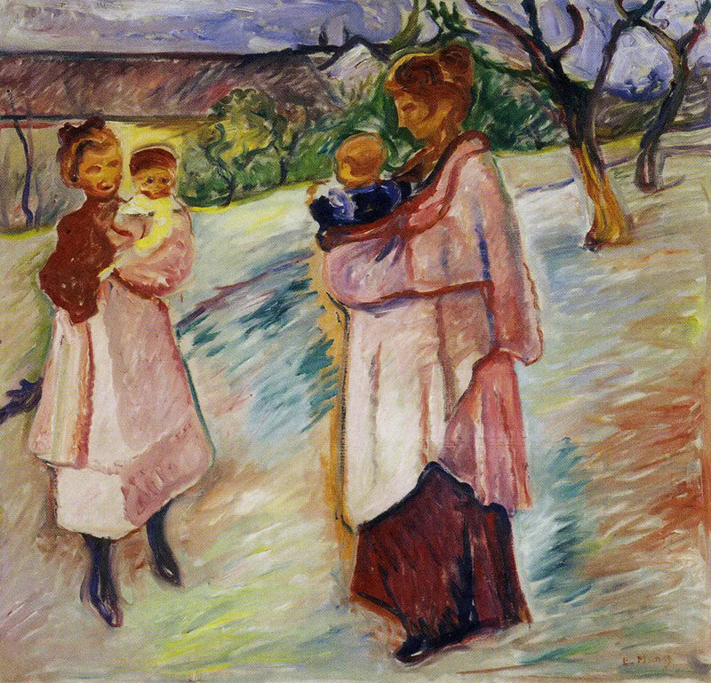 Madres con Niños, Turingia - Edvard Munch