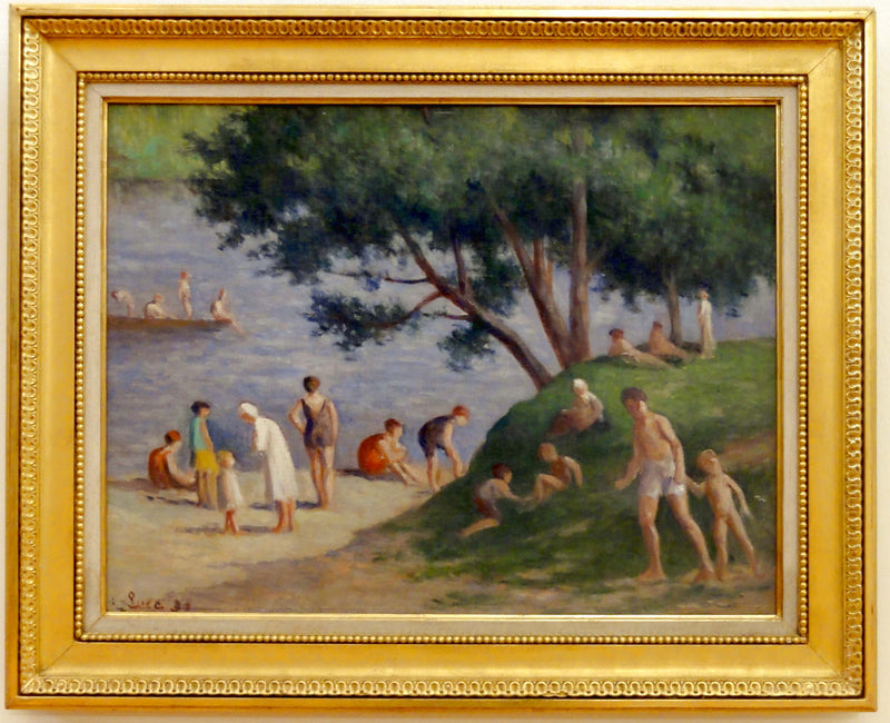Méricourt, la playa - Maximilien Luce