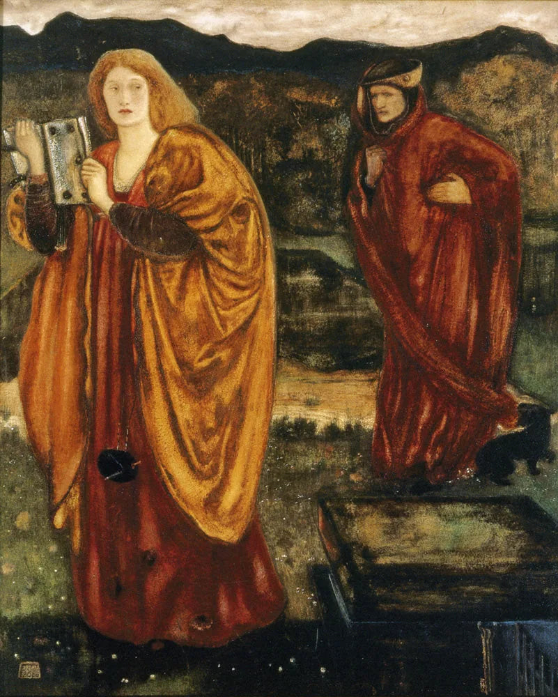 Merlin y Nimue - Edward Burne-Jones