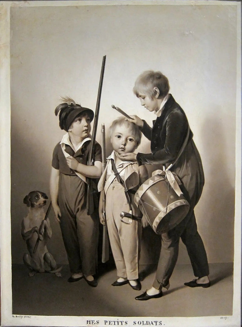 Mis pequeños soldados - Louis-Léopold Boilly