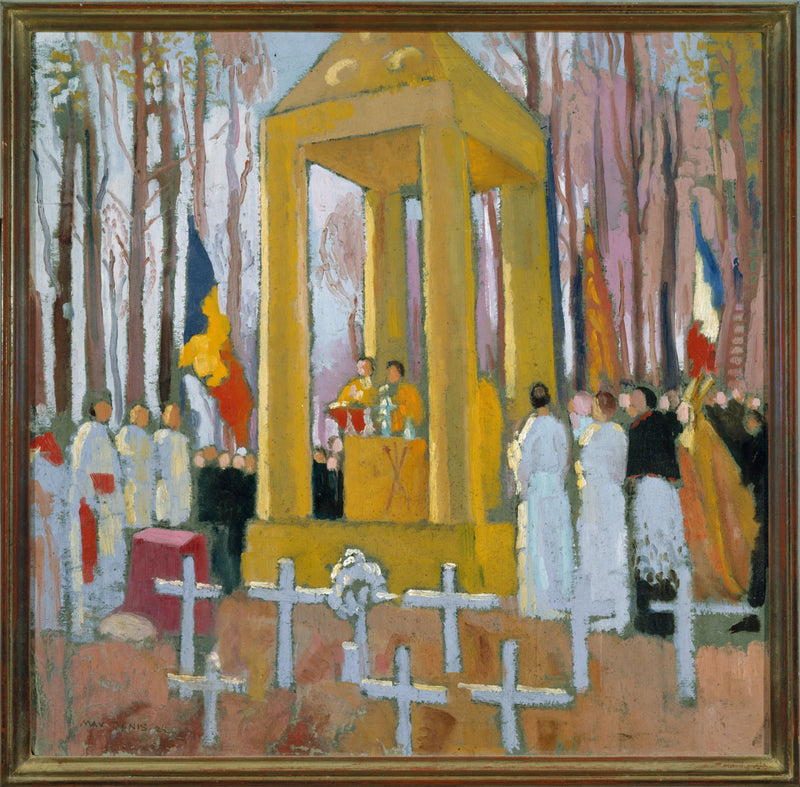 Misa frente a la tumba de Ernest Psichari - Maurice Denis
