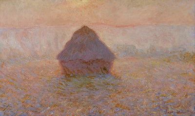 Reproduction du tableau « Meule, soleil dans la brume - Claude Monet » par Alpha Reproduction en peinture à l’huile