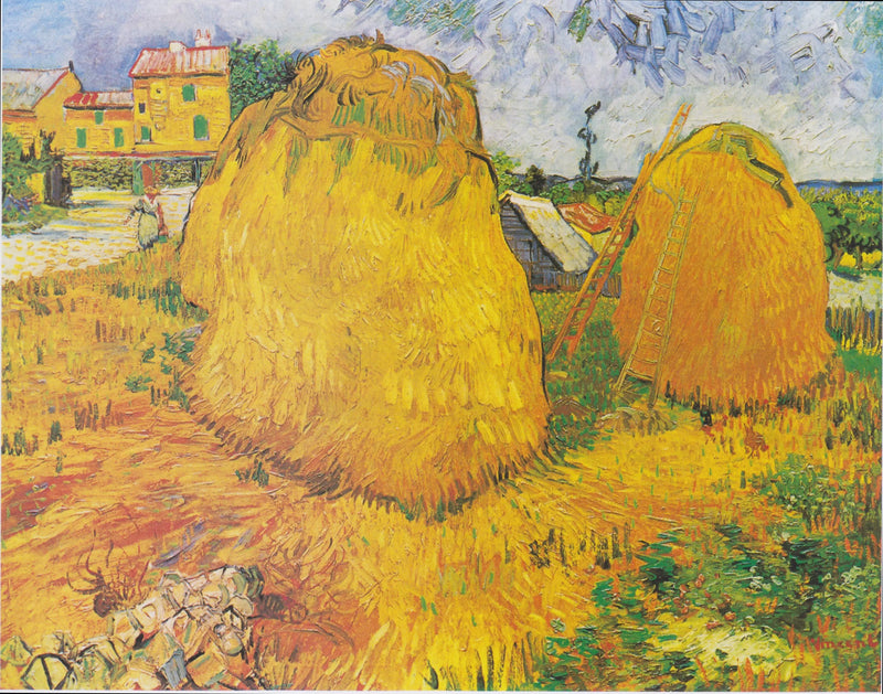 Montones de heno en Provenza - Vincent van Gogh