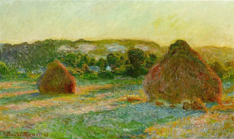 Molinos, final del verano - Claude Monet