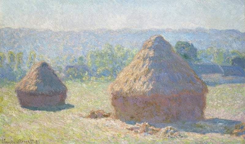 Muelas abrasivas, finales del verano W1266 - Claude Monet